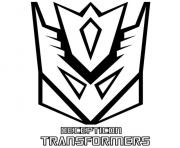 Printable decepticon transformers 1  coloring pages